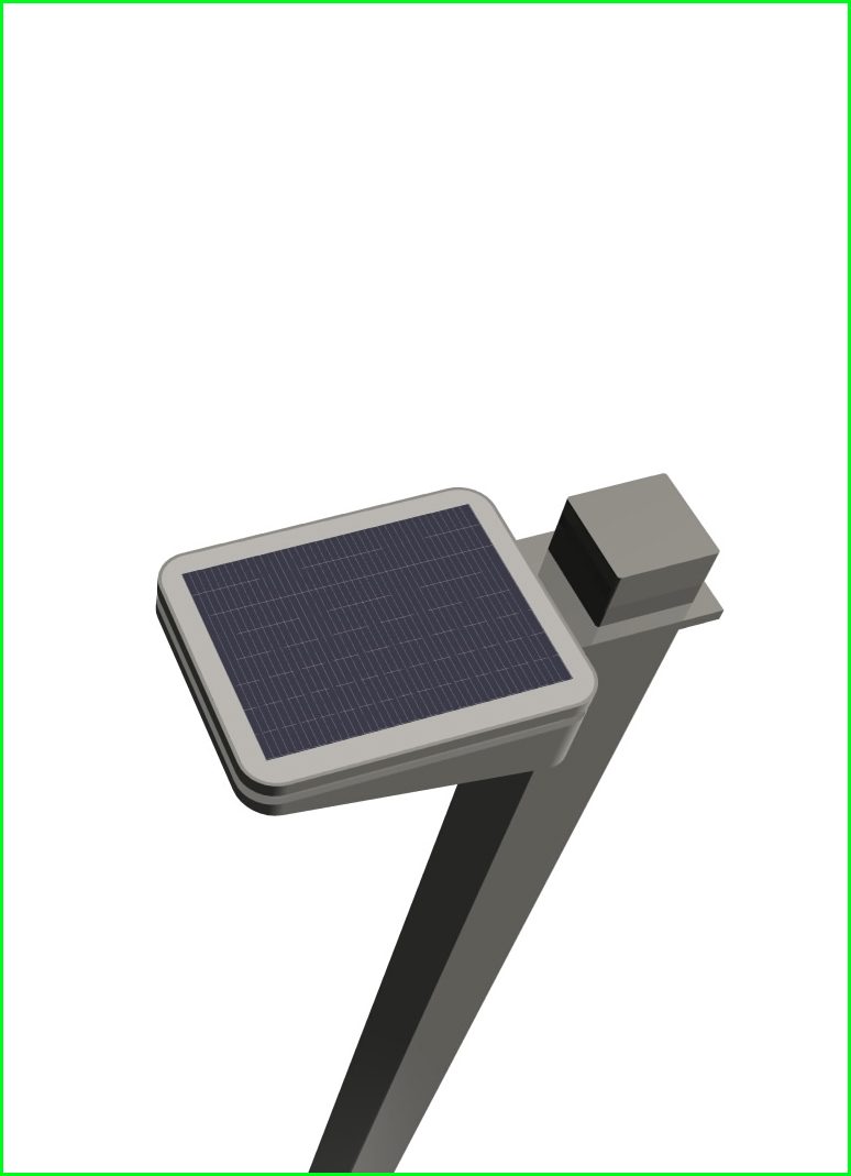 Solar LED sign
