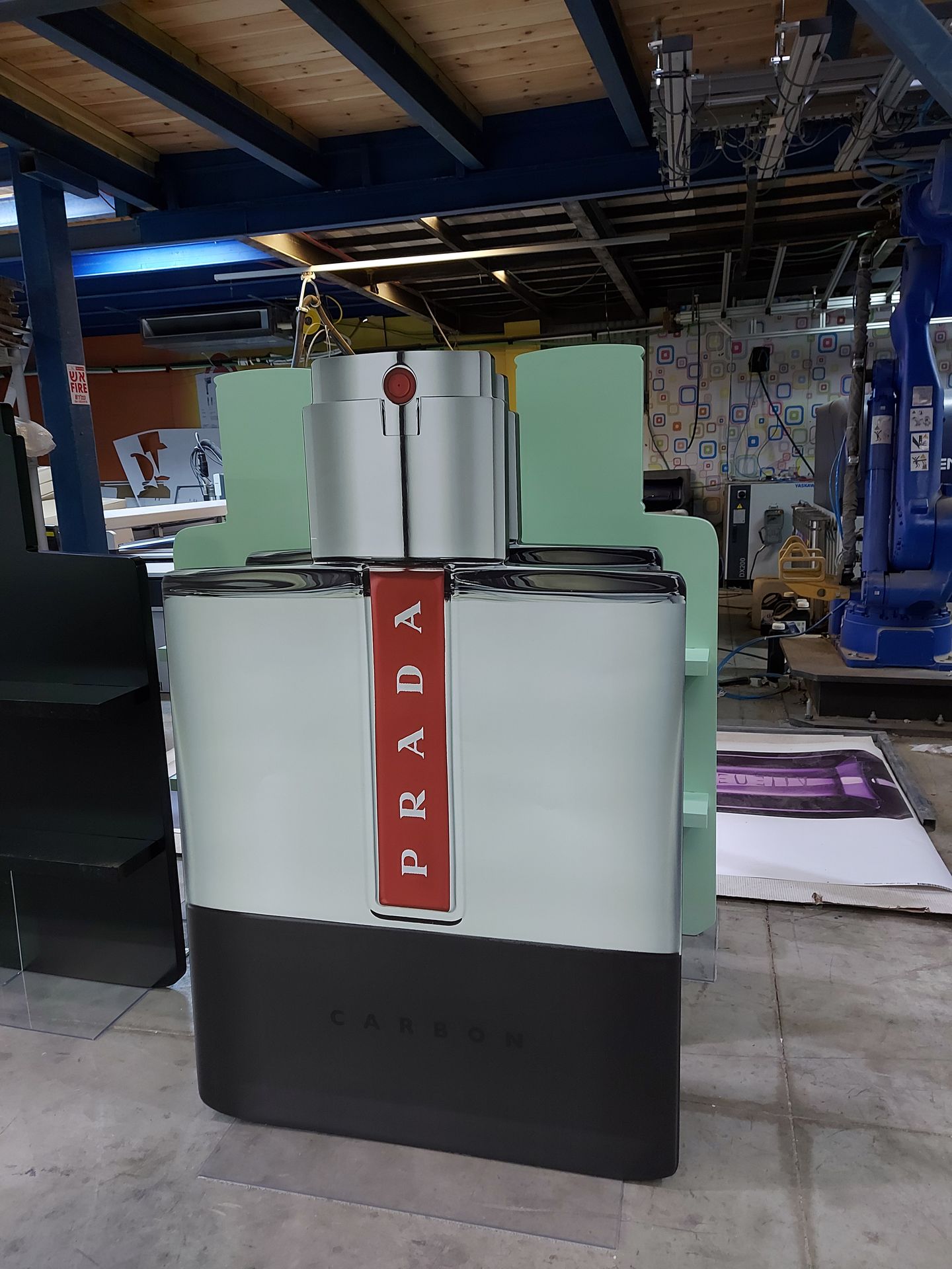Perfume brand promotion display