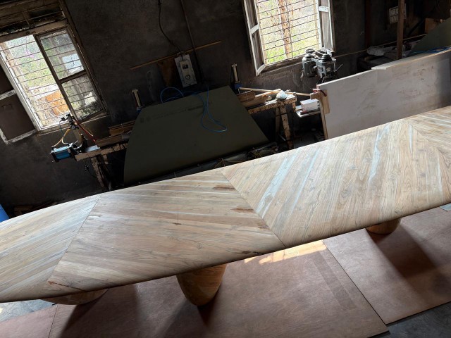 7 meter length bespoke dining table